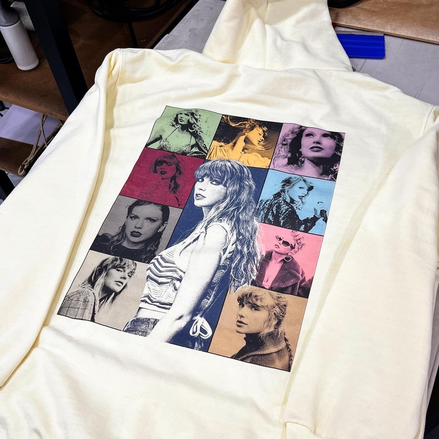 TAYLOR SWIFT ERAS TOUR HOODIE BEIGE