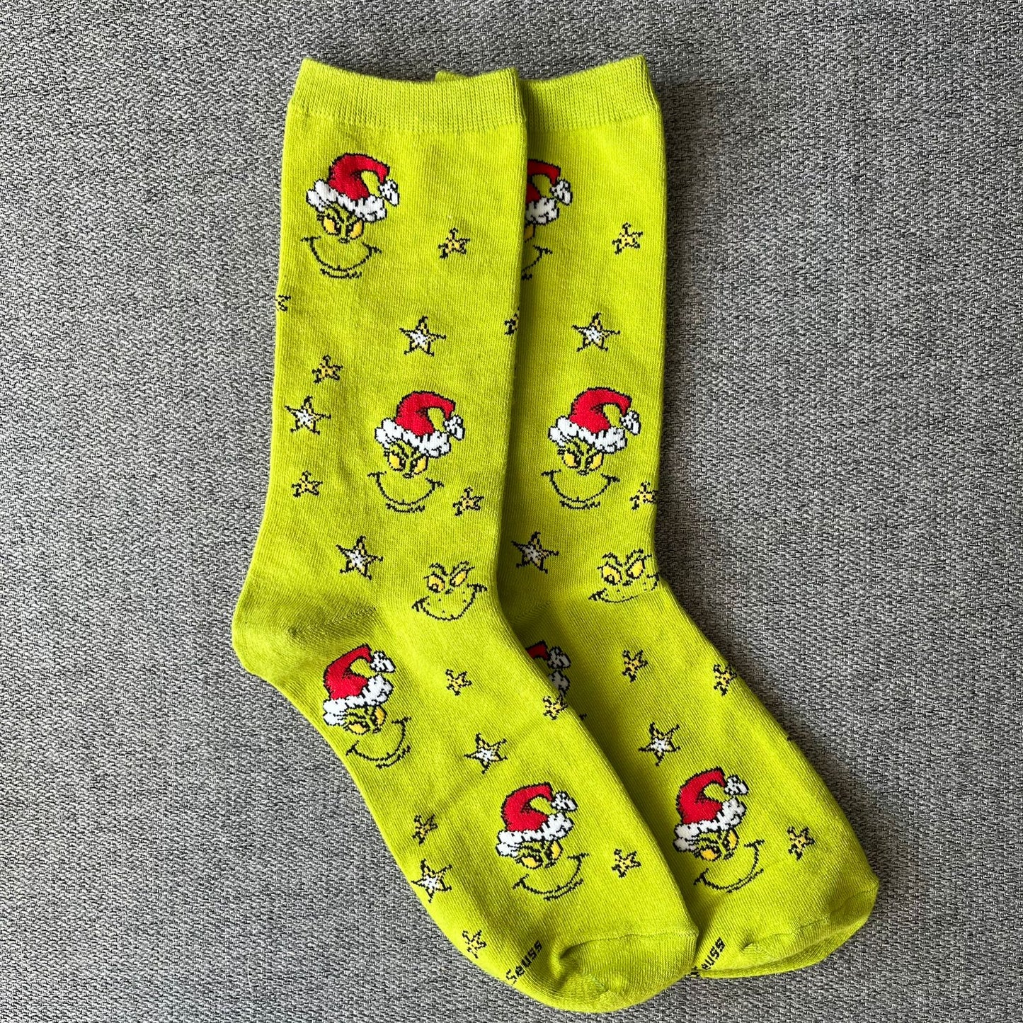 Grinch Socks