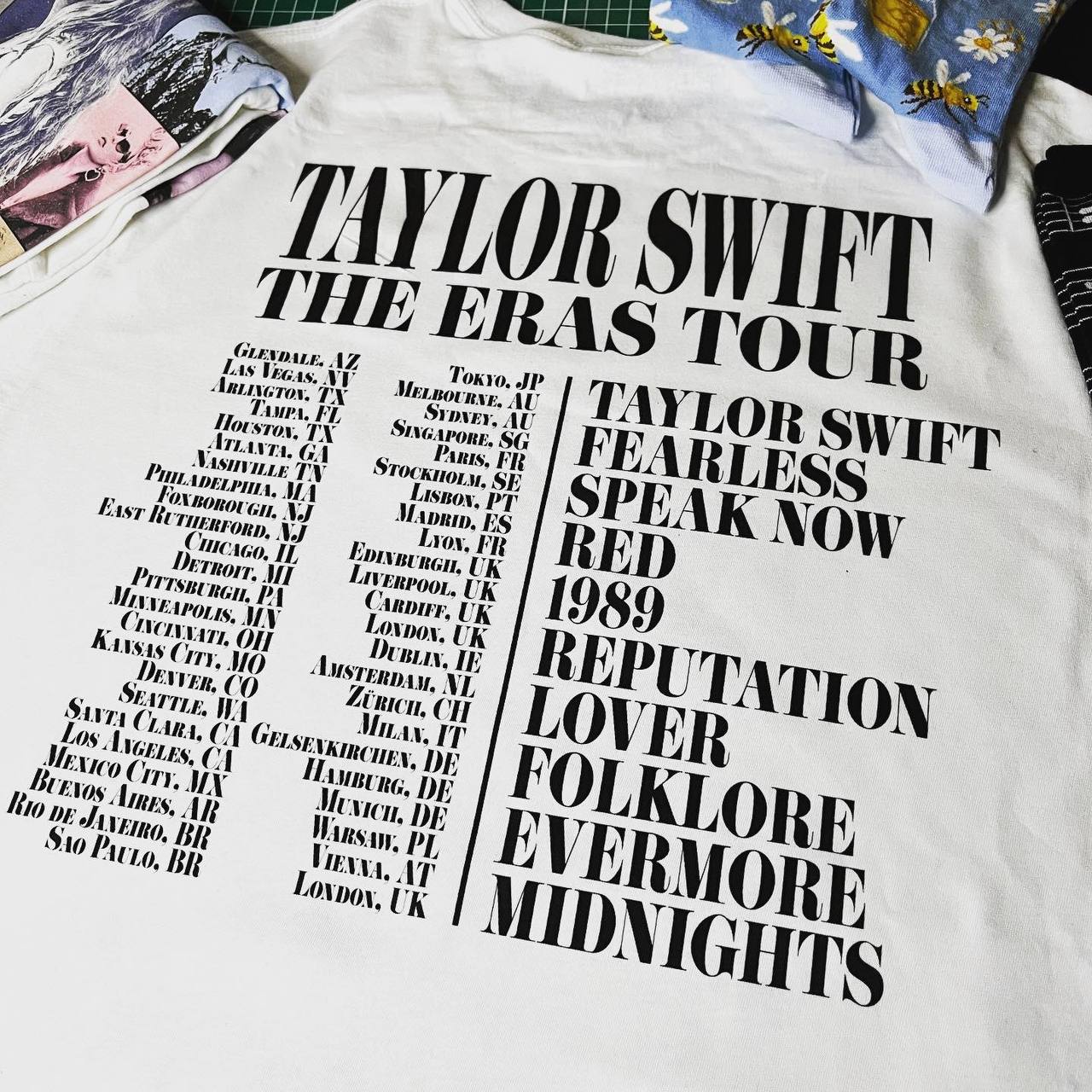 TAYLOR SWIFT THE ERAS TOUR BLANCO
