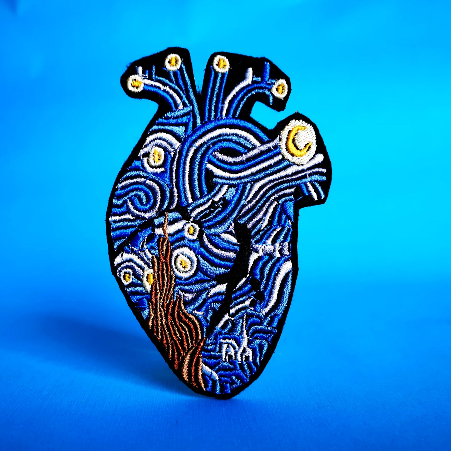 Corazón La Noche Estrellada