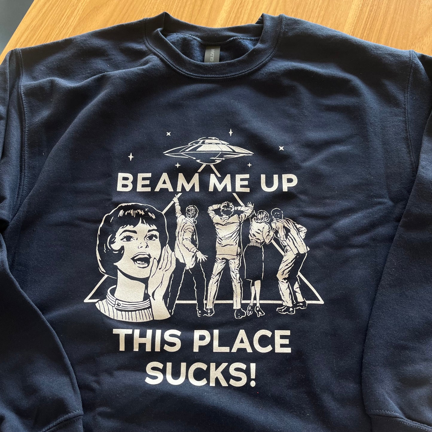 BEAM ME UP CREWNECK