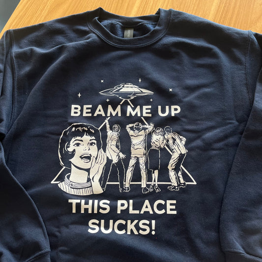 BEAM ME UP CREWNECK