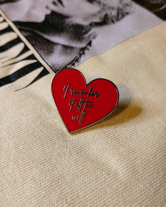 All Too Well Pin